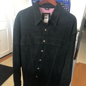 Black Swede  leather jacket weekendz.